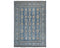 10'2x13'4 Ft Blue Kazak Afghan Hand Knotted Geometric Wool Area Rug