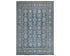 10'2x13'4 Ft Blue Kazak Afghan Hand Knotted Geometric Wool Area Rug