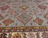 Gray 10x14 Kazak Afghan Hand Knotted Geometric Wool Area Rug