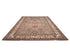10x14 Brown Gray Kazak Afghan Hand Knotted Geometric Wool Area Rug