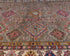 10x14 Brown Gray Kazak Afghan Hand Knotted Geometric Wool Area Rug