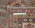 10x14 Brown Gray Kazak Afghan Hand Knotted Geometric Wool Area Rug