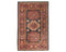2x3 Gray Kazak Afghan Hand Knotted Wool Area Rug