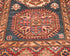 2x3 Gray Kazak Afghan Hand Knotted Wool Area Rug