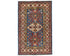 2x3 Blue Kazak Afghan Hand Knotted Wool Area Rug