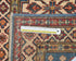 2x3 Blue Kazak Afghan Hand Knotted Wool Area Rug