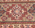 6 Feet Brown Kazak Afghan Hand Knotted Wool Runner Rug