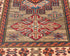 6 Feet Brown Kazak Afghan Hand Knotted Wool Runner Rug