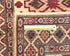 10 Feet Beige Kazak Afghan Hand Knotted Wool Runner Rug