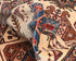 10 Feet Beige Kazak Afghan Hand Knotted Wool Runner Rug