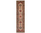 10 Feet Brown Kazak Afghan Hand Knotted Wool Runner Rug