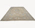 10x14 Ft Light Brown Kazak Afghan Hand Knotted Geometric Wool Area Rug