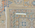 10x14 Ft Light Brown Kazak Afghan Hand Knotted Geometric Wool Area Rug