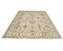 8x10 Zeigler Beige Afghan Hand Knotted Wool Area Rug