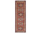 8 Feet Red Kazak Afghan Hand Knotted Wool Runner Rug