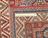 8 Feet Red Kazak Afghan Hand Knotted Wool Runner Rug