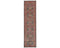 10 Feet Brown Kazak Afghan Hand Knotted Wool Runner Rug
