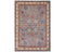 Gray 8x10 Kazak Afghan Hand Knotted Geometric Wool Area Rug
