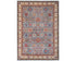 Gray 8x10 Kazak Afghan Hand Knotted Geometric Wool Area Rug