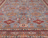Gray 9x12 Ft Kazak Afghan Hand Knotted Geometric Wool Area Rug