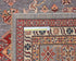 Gray 9x12 Ft Kazak Afghan Hand Knotted Geometric Wool Area Rug