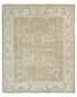 8x10 Ft Soft Brown Turkish Oushak Hand Knotted Oriental Soft Wool Area Rug
