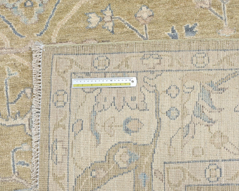 8x10 Ft Soft Brown Turkish Oushak Hand Knotted Oriental Soft Wool Area Rug