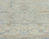 Muted Blue Oushak Turkish Hand Knotted Traditional 9x12 Feet Wool Area Rug