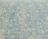 Muted Blue 9x12 Ft Oushak Turkish Hand Knotted Traditional Soft Wool Area Rug