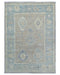 4x6 Ft Brown Oushak Turkish Hand Knotted Traditional Soft Wool Area Rug