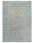 4x6 Ft Brown Oushak Turkish Hand Knotted Traditional Soft Wool Area Rug
