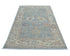 4x6 Ft Soft Blue Oushak Turkish Hand Knotted Traditional Veg Dye Wool Area Rug