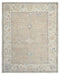 8x10 Brown Gray Turkish Oushak Hand Knotted Traditional Soft Wool Area Rug