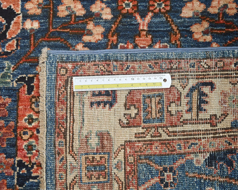 3x5 Blue Aryana Afghan Hand Knotted Veg Dye Wool Area Rug
