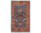 3x5 Blue Rust Aryana Afghan Hand Knotted Veg Dye Wool Area Rug