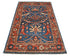 3x5 Blue Rust Aryana Afghan Hand Knotted Veg Dye Wool Area Rug