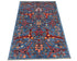 3x5 Blue Aryana Afghan Hand Knotted Veg Dye Wool Area Rug