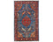 3x5 Blue Rust Aryana Afghan Hand Knotted Veg Dye Wool Area Rug