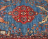 3x5 Blue Rust Aryana Afghan Hand Knotted Veg Dye Wool Area Rug