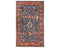 3x5 Blue Rust Aryana Afghan Hand Knotted Veg Dye Wool Area Rug