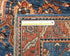3x5 Blue Rust Aryana Afghan Hand Knotted Veg Dye Wool Area Rug