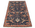 3x5 Blue Aryana Afghan Hand Knotted Veg Dye Wool Area Rug
