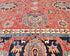 8x10 Rust Blue Aryana Afghan Hand Knotted Veg Dye Wool Area Rug
