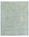 8x10 Soft Green Turkish Oushak Hand Knotted Traditional Soft Wool Area Rug