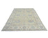 8x10 Muted Beige Turkish Oushak Hand Knotted Soft Wool Area Rug