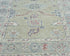 10 Feet Soft Green Oushak Turkish Hand Knotted Traditional Soft Wool Runner Rug