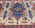 6x8 Beige Shirvan Afghan Hand Knotted Geometric Wool Area Rug