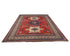8x11 Ft Red Shirvan Afghan Hand Knotted Geometric Wool Area Rug