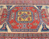 3x5 Ft Shirvan Beige Red Afghan Hand Knotted Geometric Wool Area Rug