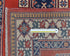 4x6 Feet Shirvan Red Afghan Hand Knotted Geometric Wool Area Rug